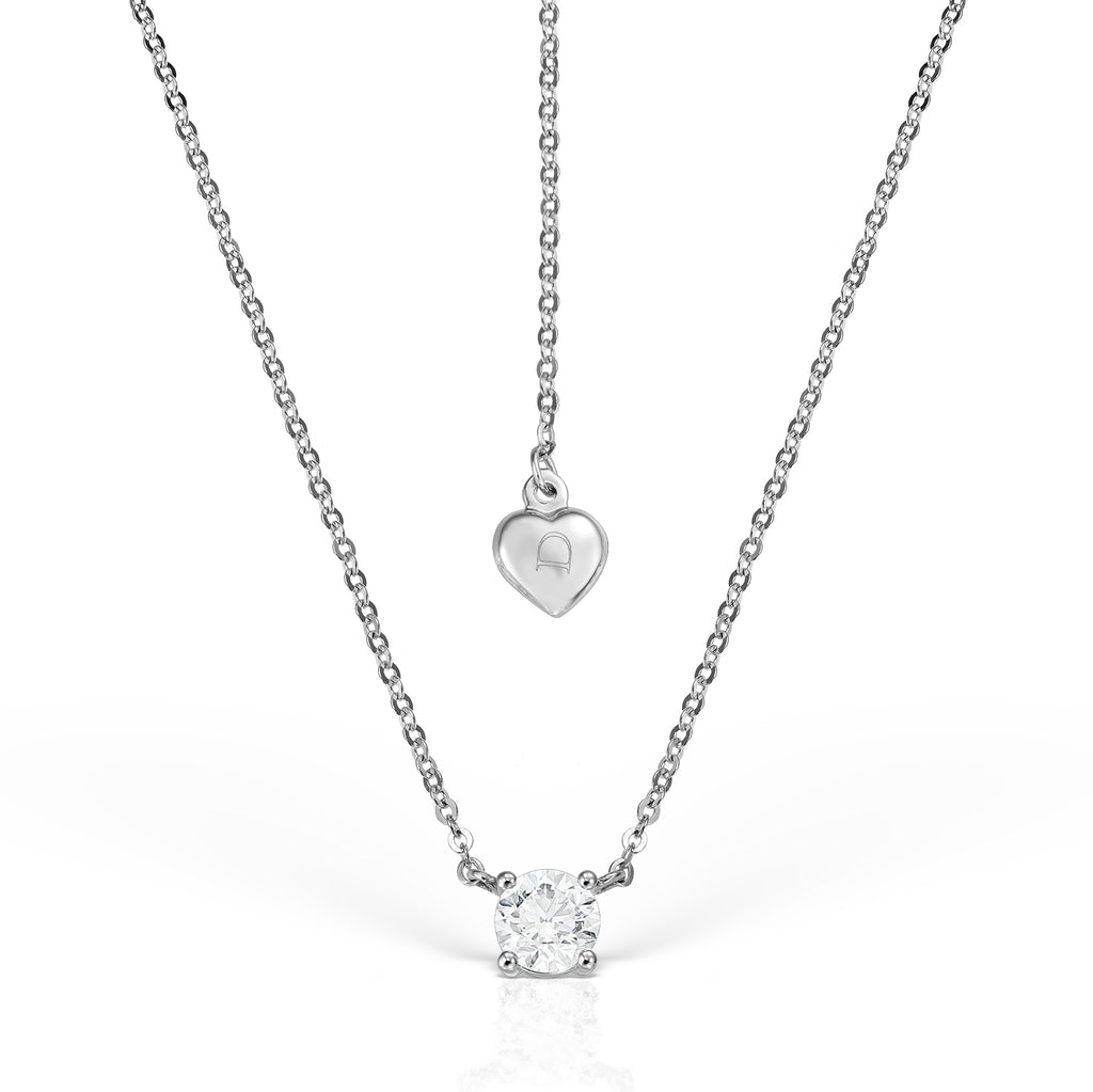 <b>On the Move</b><br>Pendant in White Gold with Diamonds - Dita Von Helen