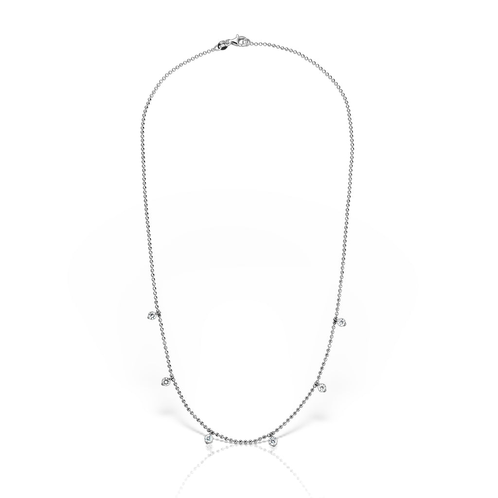 <b>On the Move</b><br>Pendant in White Gold with Diamonds - Dita Von Helen