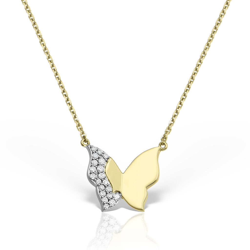 <b>Immortality</b><br>Pendant in Yellow & White Gold with diamonds - Dita Von Helen